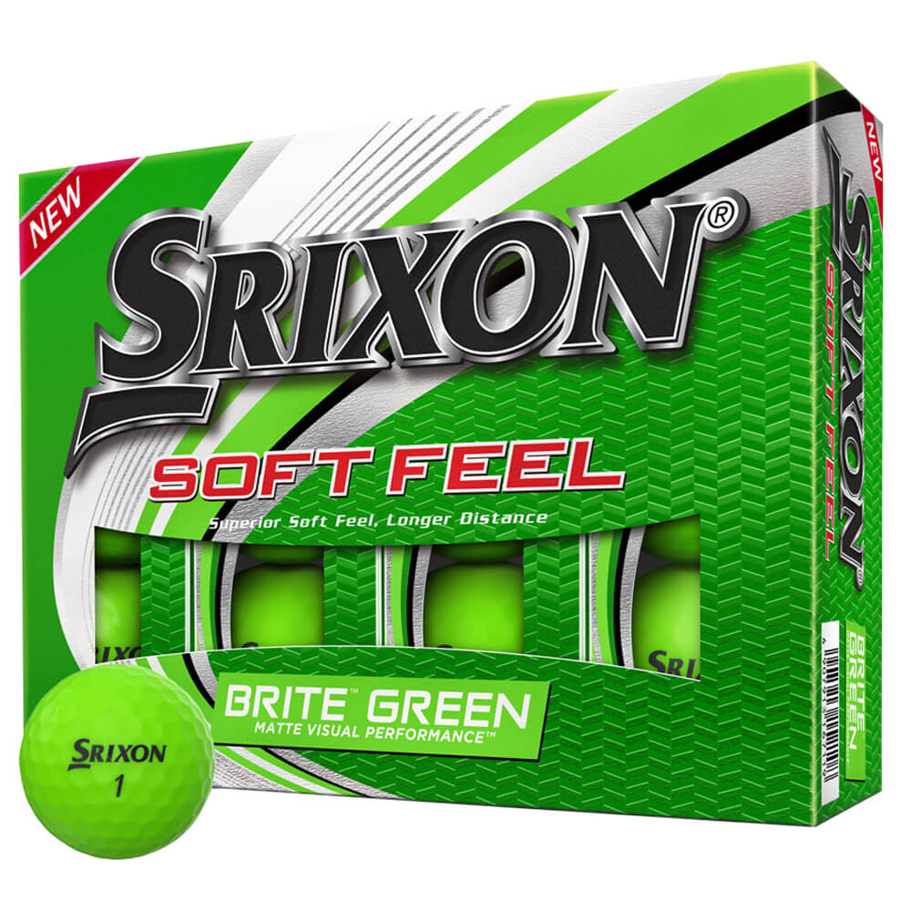 2020 Srixon Women Soft Feel 12 Brite Golf Balls 1 Dozen Brite Green NEW