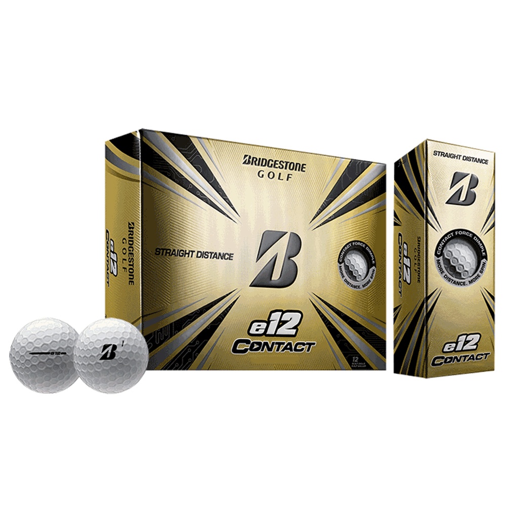 Color:White:2021 Bridgestone e12 Contact Golf Balls NEW