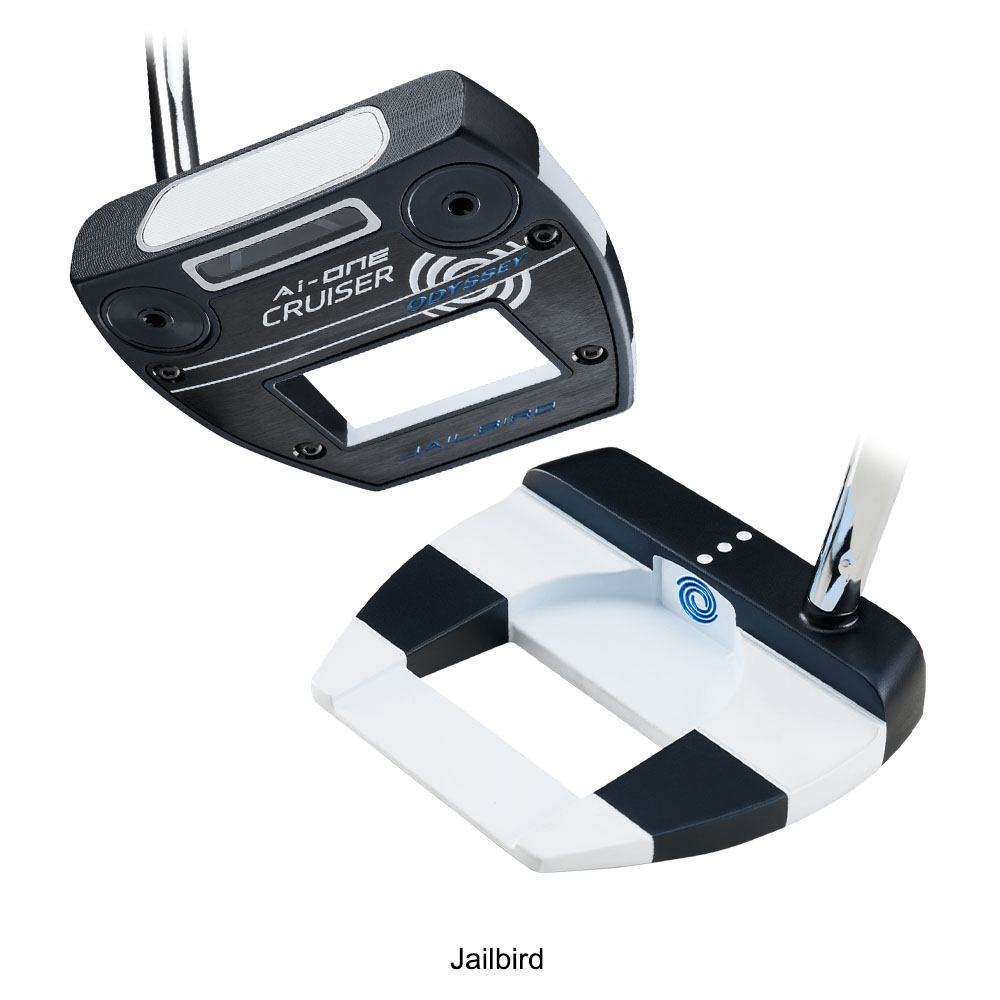 Ai-ONE Cruiser Jailbird DB Putter, Navy – Odyssey Golf Club Ai-ONE Cruiser Jailbird DB Putter, Navy – Odyssey Golf Club